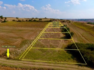 Kırklareli Babaeski Ertuğrul Köyü Satılık Tarla Hiiseli Arsa 275 M2 Ertuğrulköy