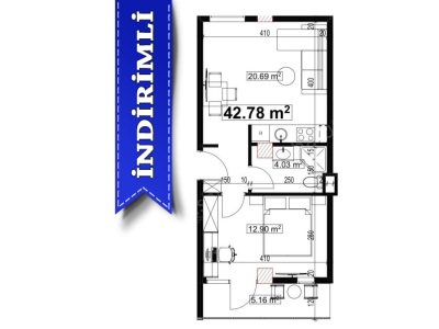 Gürcistan Batum Da Satılık Daire Cazip Yatırımlık 1+1 Merkez