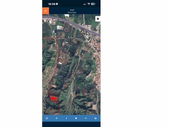 Turgutlu Satılık Tarla Dalbahçe Köyünde 7342M2 Zeytinlik Mah