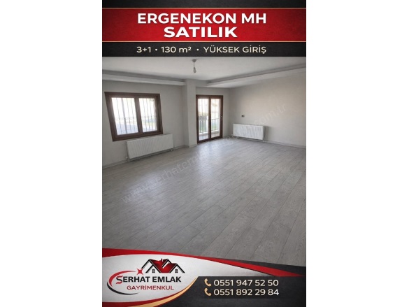 Ergenekon Mah. Turgutlu Satılık Daire |  3+1 Oda | 140M2 4.250.000Tl  Krediye Uygun  | Yüksek Giriş | Doğalgaz(Kombi) | 1 Banyo | 1 Yatak Odası Resim-4