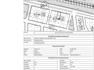 Satılık Arsa Mustafa Kemal Mah 269M2 4 Kat İmarlı Boş Turgutlu