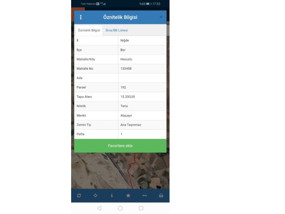 Havuzlu Köyü Bor Satılık Tarla |  15200M2 2.650.000Tl Resim-3