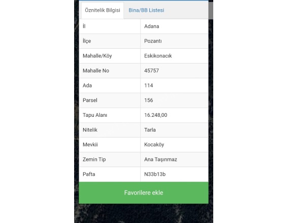 Eskikonacık Mah. Pozantı Satılık Tarla | 16.200.000Tl Resim-2