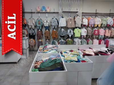 Tellidere Mahallesi Sağlık Ocağı Karşısında Devren Acil Kiralık Dükkan Bebek Mağazası İşyeri Gelincik Bebe 1+1 Seyhan Mah
