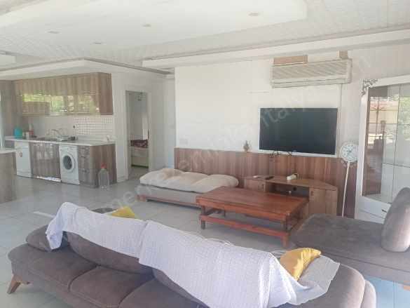 Konyaaltı Aşağıkaraman Mah Havuzlu 2+1 Prefabrik Kiralık Villa