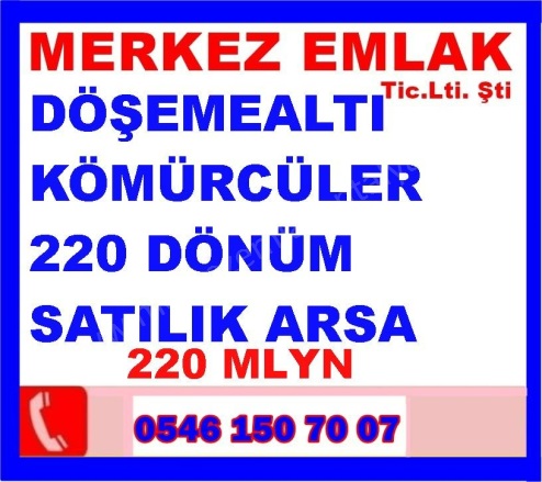 Altındağ Mah. Muratpaşa Satılık Kat Karşılığı Arsa |  1000M2 10.000.000Tl İmarlı  Resim-3