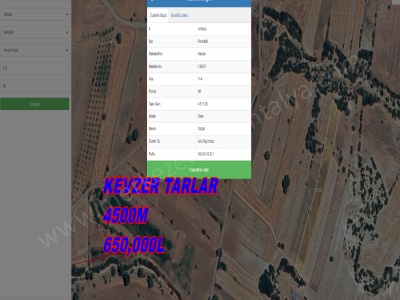 Korkuteli Kevzer Satılık Tarla Lar Mah