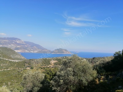Kaş Yeşilköy Satılık Tarla Deniz Manzaralı Mah