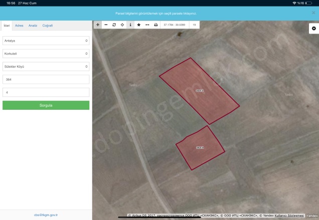 Sülekler Mah. Korkuteli Satılık Tarla |  2900M2 3.000.000Tl Resim-1