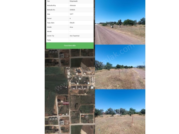 Altınkale Mah. Döşemealtı Satılık Arsa |  556M2 6.750Tl İmarlı  Resim-1