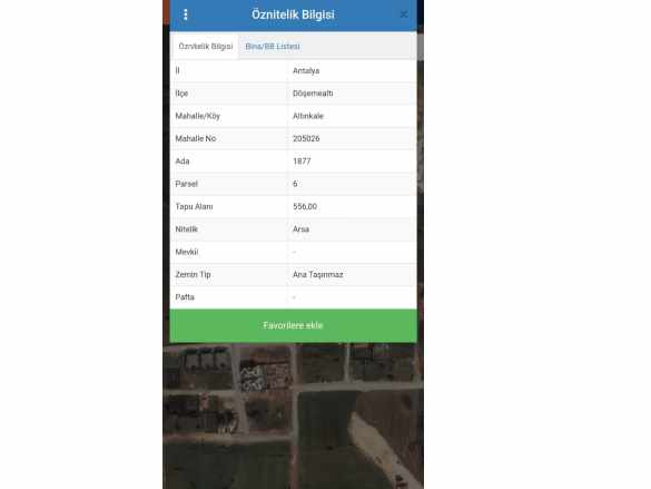 Antalya Döşemealtı Altınkale %40 Kat Karşılığı Satılık Arsa Mah