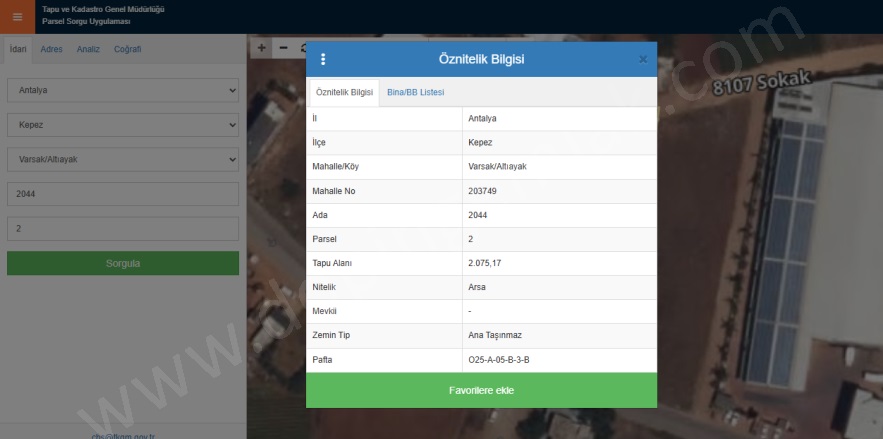Altıayak Mah. Kepez Satılık Kat Karşılığı Arsa | 1Tl Resim-1