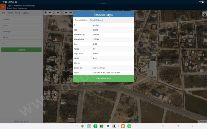 Demirel Mah. Kepez Satılık Kat Karşılığı Arsa |  528M2 1Tl Resim-2