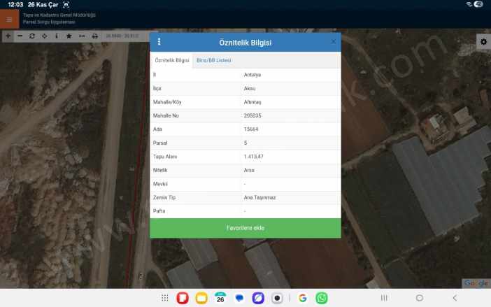 Altıntaş Ticari+Konut Satılık Kat Karşılığı Arsa Aksu Mah