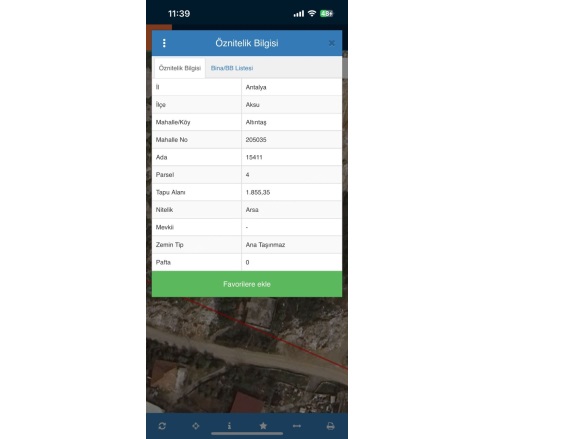 Altıntaş Mah. Aksu Satılık Kat Karşılığı Arsa |  1855M2 1Tl İmarlı  Resim-2