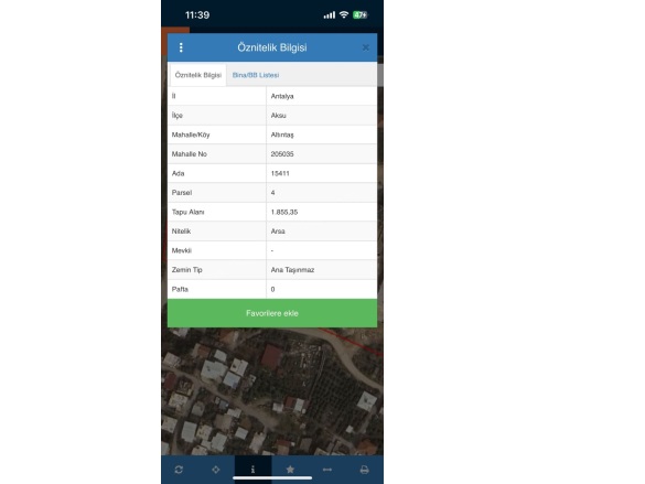 Altıntaş Mah. Aksu Satılık Kat Karşılığı Arsa |  1855M2 1Tl İmarlı  Resim-5