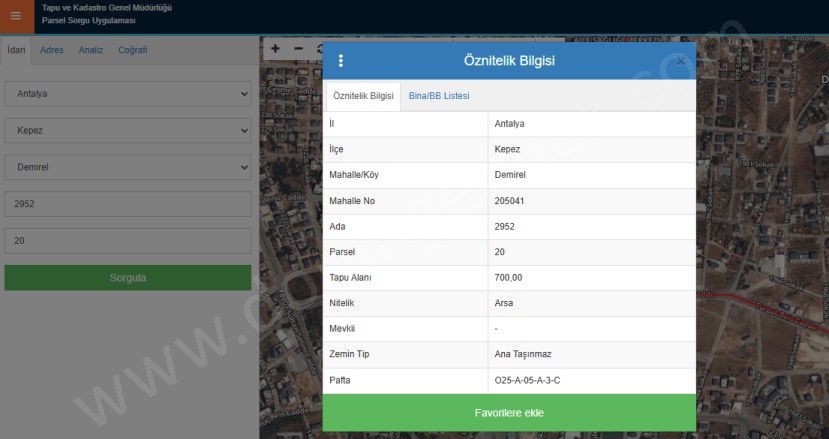 Demirel Mah. Kepez Satılık Arsa | 1Tl Resim-1