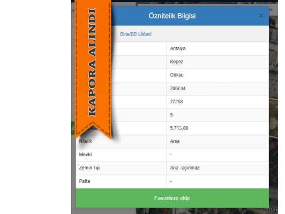 Göksu Mah. Kepez Satılık Kat Karşılığı Arsa |  11000M2 1Tl Resim-1