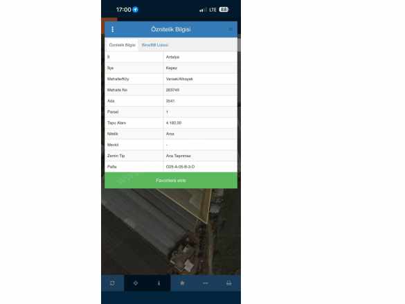 Antalya Varsak Altıayak %40 Satılık Kat Karşılığı Arsa Kepez Mah