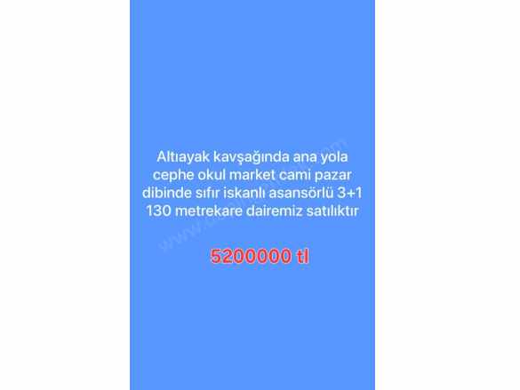 Satılık Daire Altıayak Kavşağı 3+1 Antalya Kepez Mah