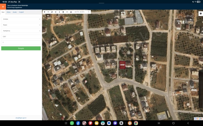 Aydoğmuş Mah. Kepez Satılık Arsa |  597M2 12.000.000Tl İmarlı  Resim-2