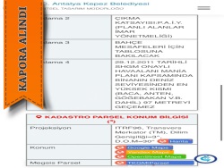 Kepez Altınova Orta Mah. Satılık Kat Karşılığı Arsa 1997 M2