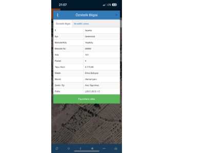 Kupon Satılık Tarla Isparta Gelendost Yeşilköy Köyü