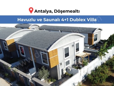 Döşemealtı Düzlerçamında Harika Lüks 4+1 Satılık Villa 4 Banyolu Düzlerçamı Mah