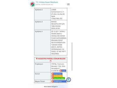 Antalya Kepez Altınova Orta Mh Fırsat Kat Karşılığı Satılık Arsa Mah