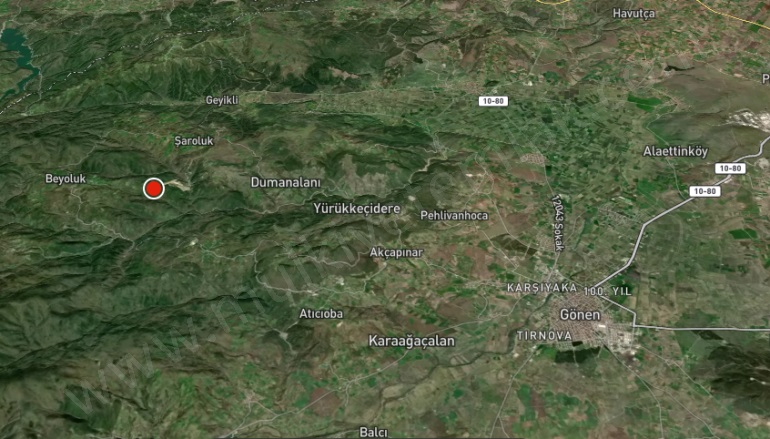 Beyoluk Mah. Gönen Satılık Tarla |  8073M2 560.000Tl Resim-4