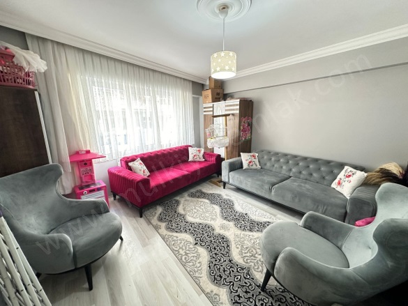 Plevne Mah. Gönen Satılık Daire |  2+1 Oda | 90M2 2.250.000Tl | Giriş Katı | Doğalgaz(Kombi) | 1 Banyo | 1 Yatak Odası Resim-1