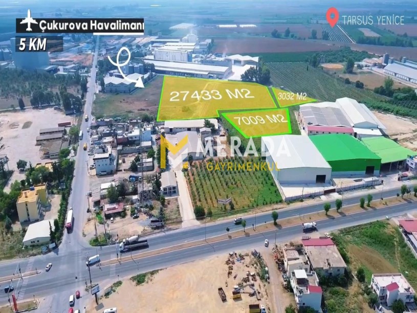  MERSİN ADANA YOLUNA 3. PARSEL YENİ HAVALİMANI CİVARI