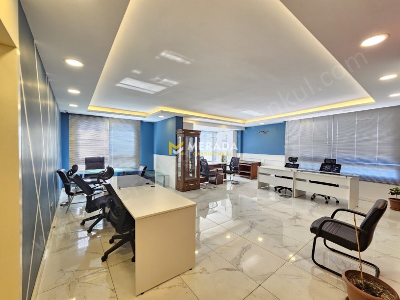 ÇARŞI MERKEZDE EŞYALI OFİS 170M2 YATIRIMA UYGUN