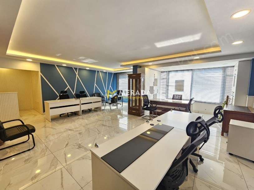 ÇARŞI MERKEZDE EŞYALI OFİS 170M2 YATIRIMA UYGUN