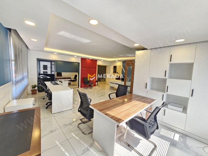 ÇARŞI MERKEZDE EŞYALI OFİS 170M2 YATIRIMA UYGUN