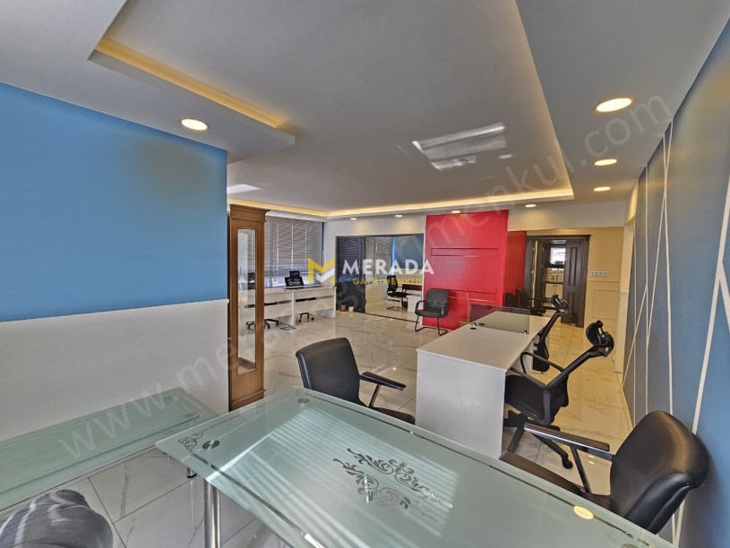 ÇARŞI MERKEZDE EŞYALI OFİS 170M2 YATIRIMA UYGUN