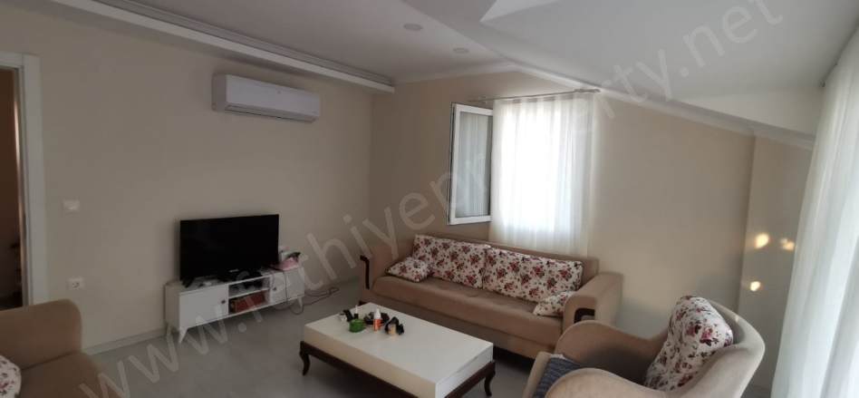 Pazaryeri Mah. Fethiye Kiralık Daire |  2+1 Oda | 85M2 Yıllık 22.000Tl Eşyalı  | Çatı Katı | Klima | 1 Banyo | 2 Yatak Odası Resim-2