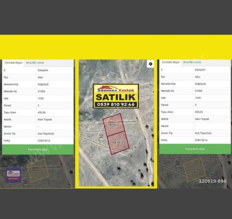 Söğütçük Mah. Alpu Satılık Arsa |  450M2 575.000Tl İmarlı  Resim-4