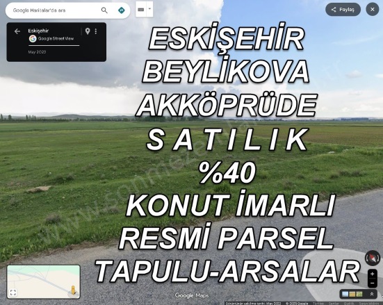 Akköprü Mah. Beylikova Satılık Arsa |  946M2 1.000.000Tl İmarlı  Resim-3