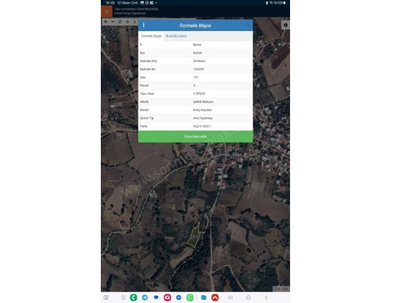 Ümitalan Mah. Kestel Satılık Tarla |  2285M2 3.300.000Tl Resim-2