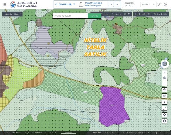 Kocaoba Mah. Dikili Satılık Tarla |  19000M2 16.350.000Tl Resim-3