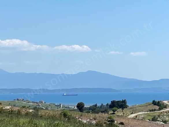 Dikili Çandarlıda Satlık Muhteşem Manzaralı 444M2 Köşe Satılık Arsa Çandarlı Mah