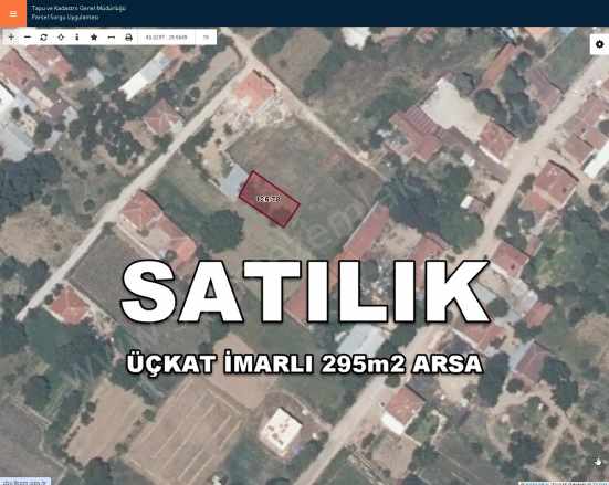 Bursa inegöl Kurşunluda Acil Satılık Arsa Üçkat imarlı 295M2 Kurşunlu Mah