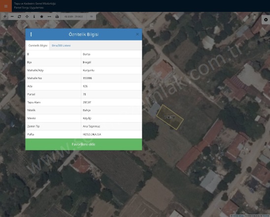 Kurşunlu Mah. İnegöl Satılık Arsa | 1.500.000Tl Resim-4