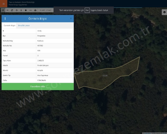 Kutluca Mah. Perşembe Satılık Bağ |  2170M2 300.000Tl Resim-4
