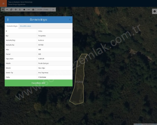 Kutluca Mah. Perşembe Satılık Bağ |  1200M2 200.000Tl Resim-4