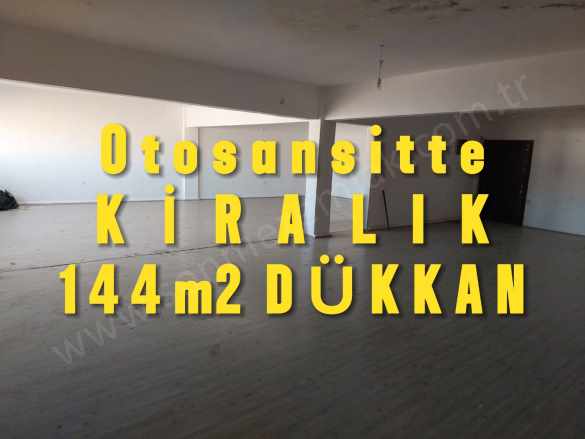 Yıldırım Büyükotoparçacılar Sitesi Üstkatta Kiralık Dükkan 144M2 2+1 Yiğitler Mah