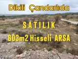 Dikili Çandarlıda Satılık Arsa Kooperatif Hisseli 603M2 Çandarlı Mah