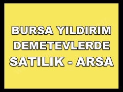 Yıldırım Demetevler Mah. Satılık Arsa 115 M2