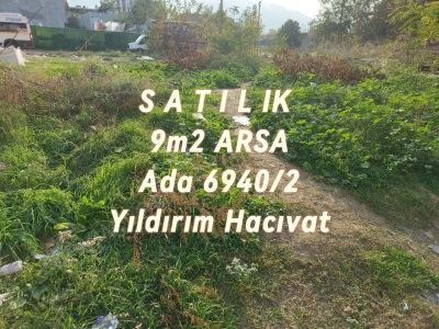 Bursayıldırım Hacivat Mh Kentsel Dönüşümde Satılık Arsa 9M2 Hisse Tapulu Mah